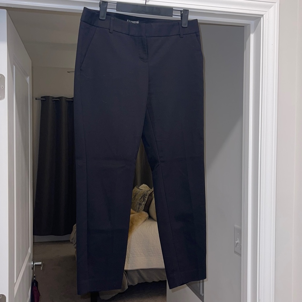 Express Columnist Pant, Size 4, Black